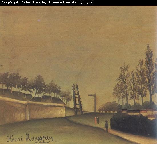 Henri Rousseau View of Vanves to the Left of the Gate of Vanves